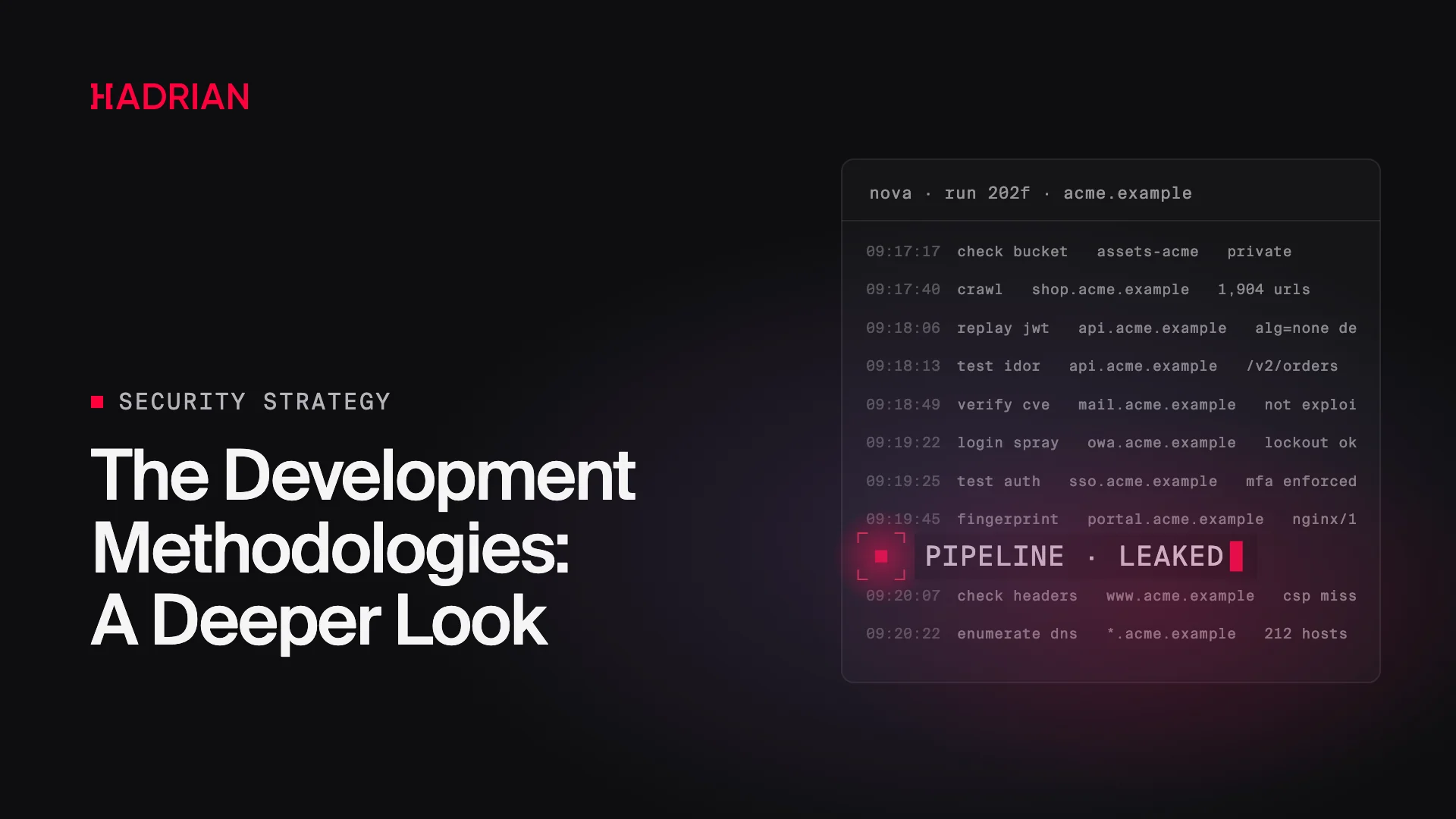 The Development Methodologies: A Deeper Look