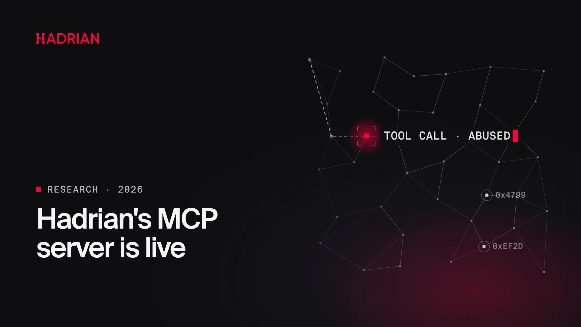 Hadrian's MCP server is live