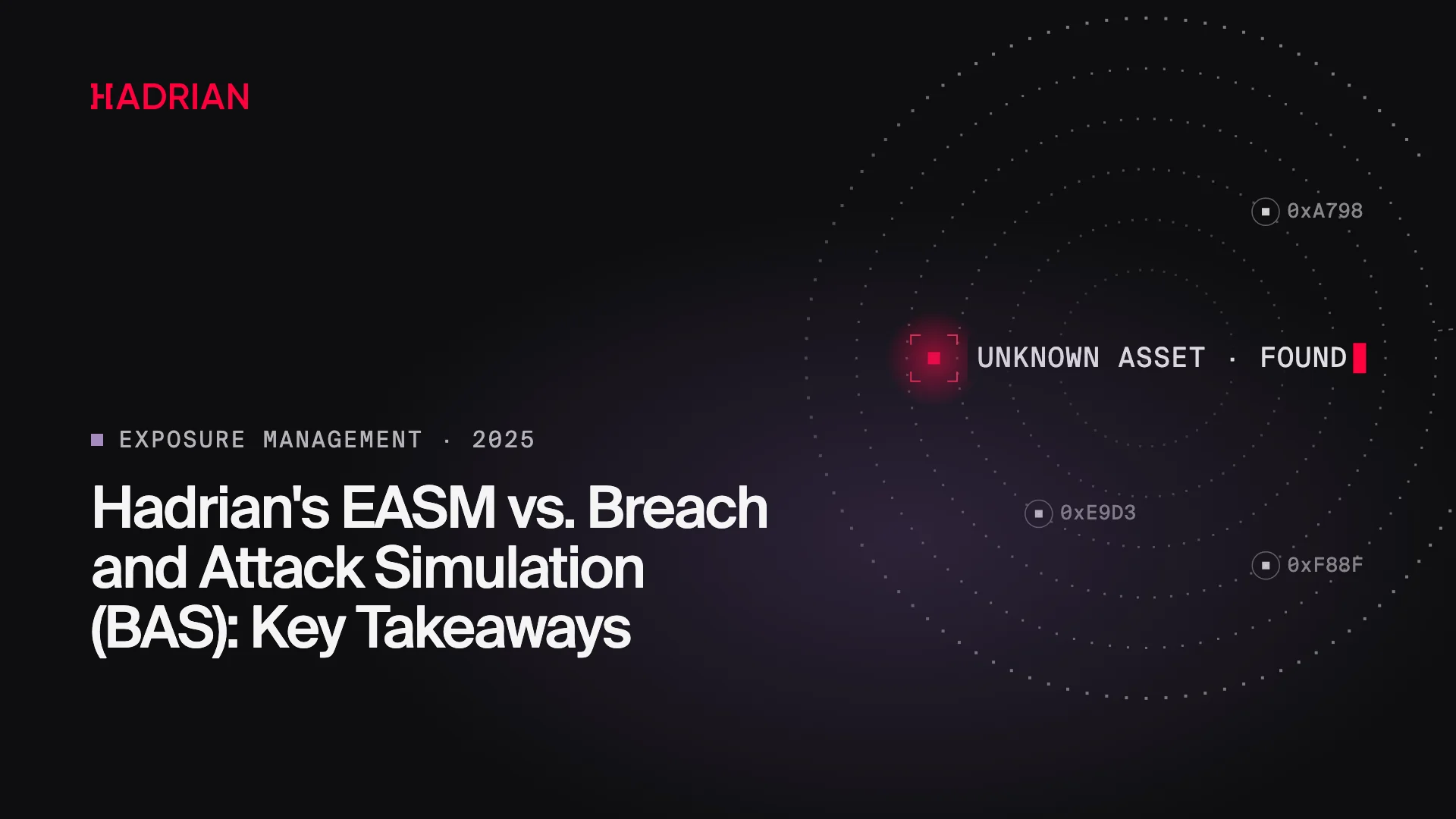 Hadrian's EASM vs. Breach and Attack Simulation (BAS): Key Takeaways