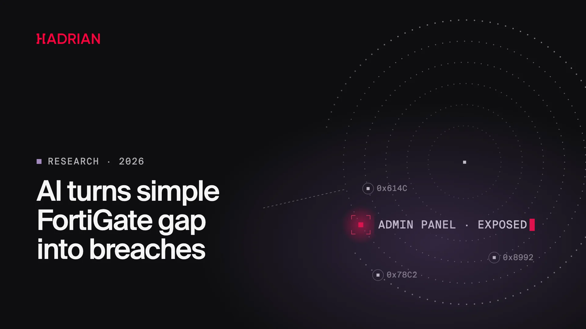 AI turns simple FortiGate gap into breaches