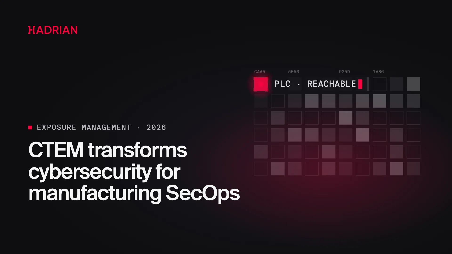 CTEM transforms cybersecurity for manufacturing SecOps