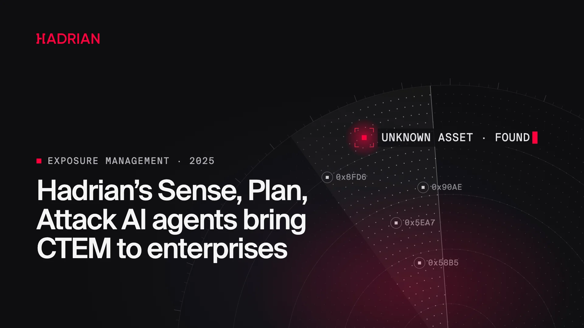 Hadrian’s Sense, Plan, Attack AI agents bring CTEM to enterprises