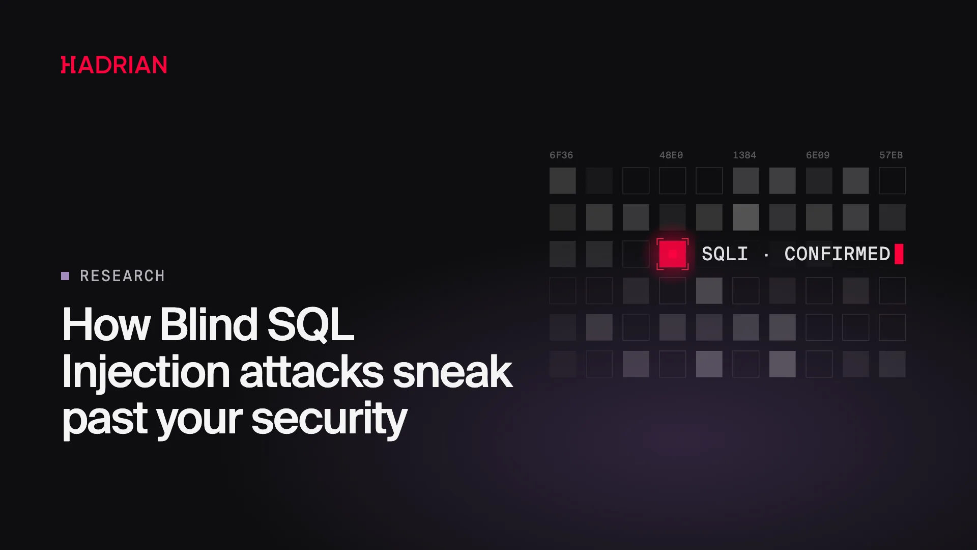 How Blind SQL Injection attacks sneak past your security