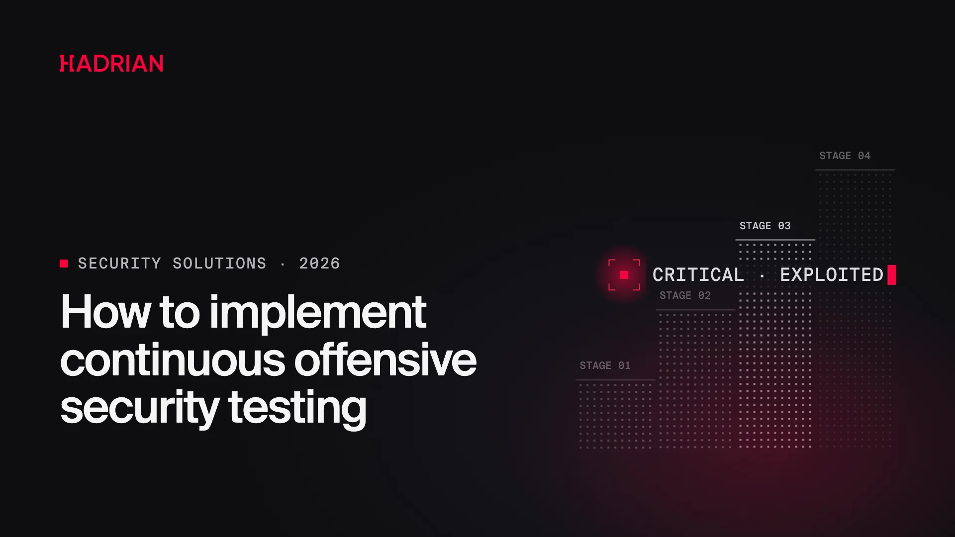 How to implement continuous offensive security testing