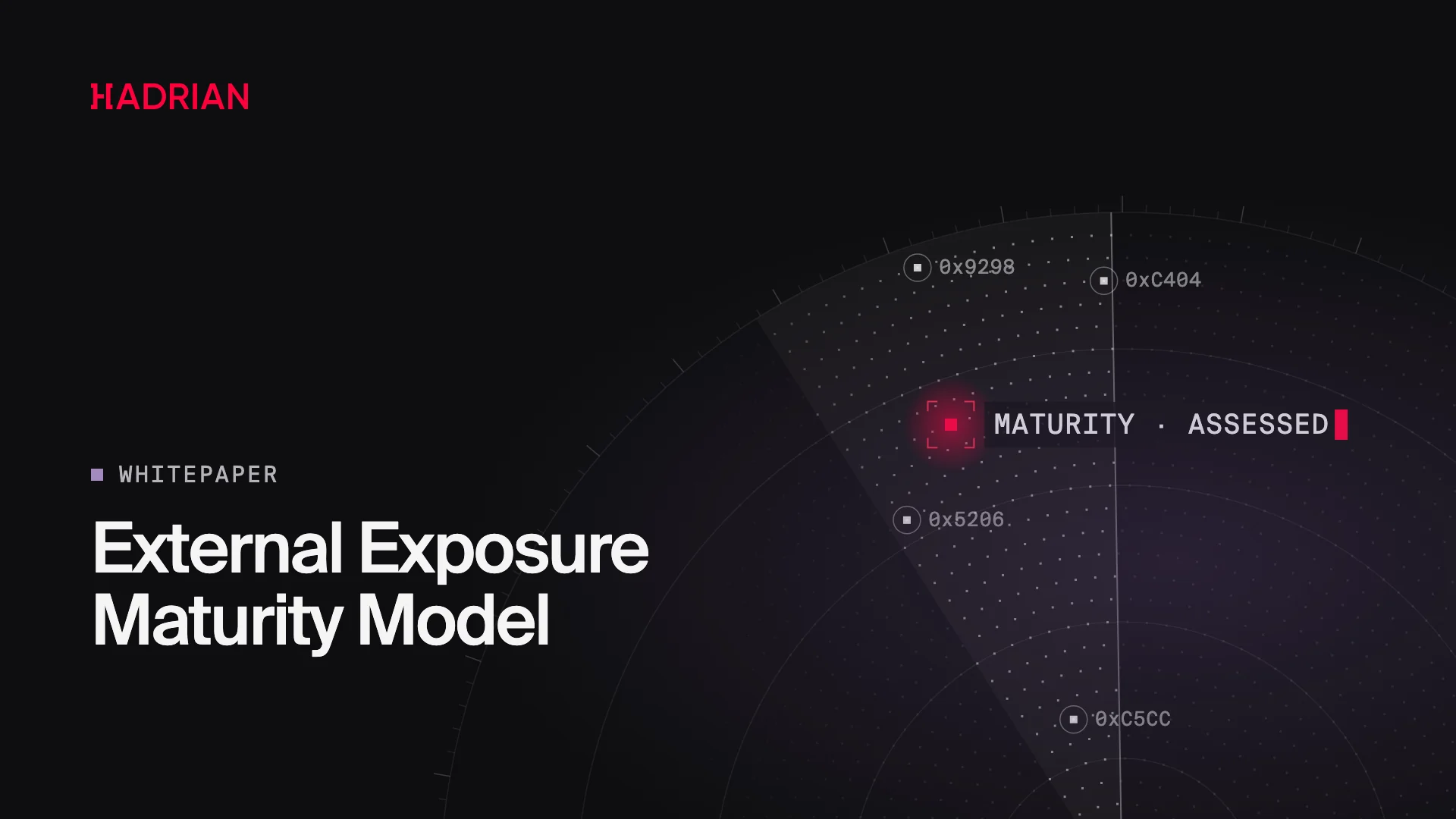 External Exposure Maturity Model