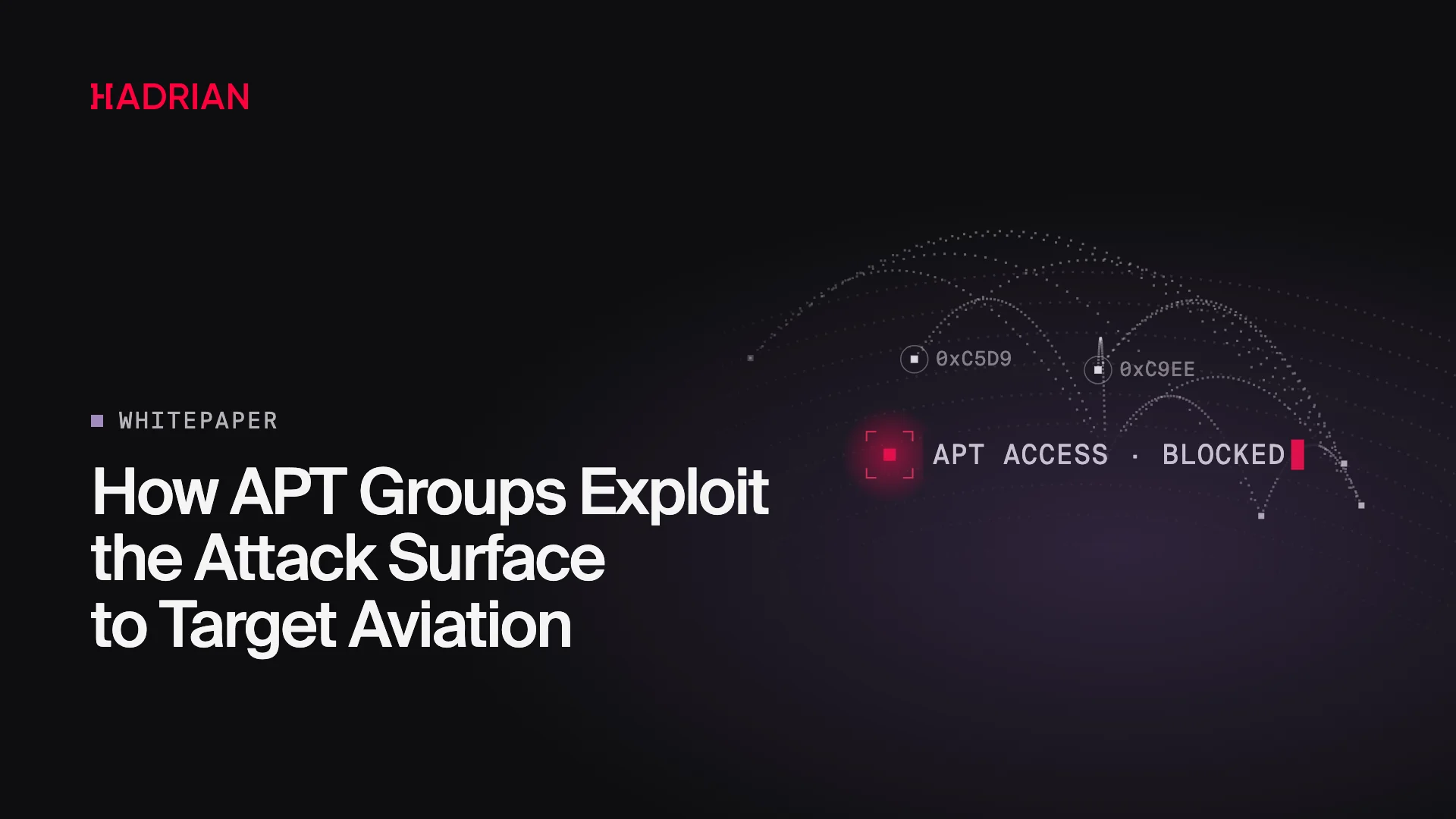 How APT Groups Exploit the Attack Surface to Target Aviation