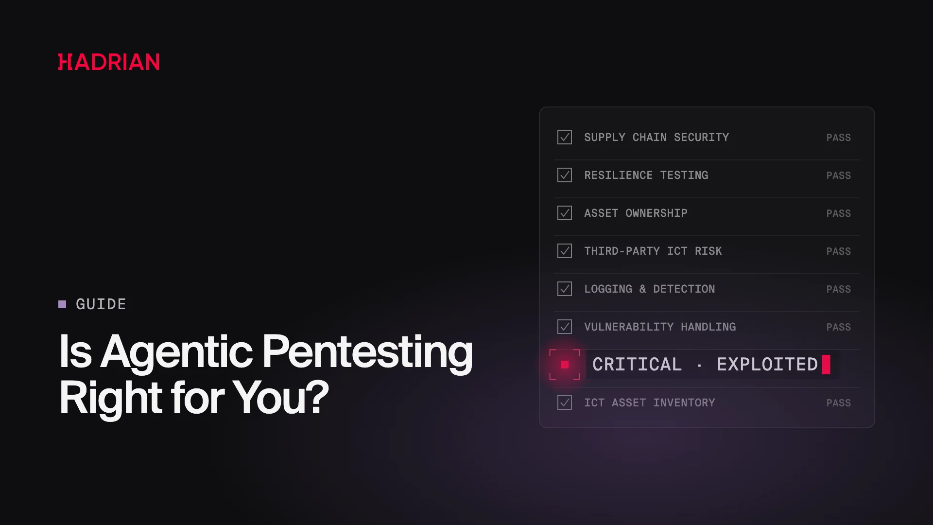 Is Agentic Pentesting Right for You?