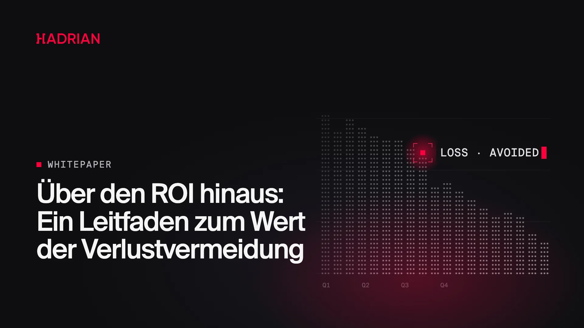 Über den ROI hinaus: Ein Leitfaden zum Wert der Verlustvermeidung