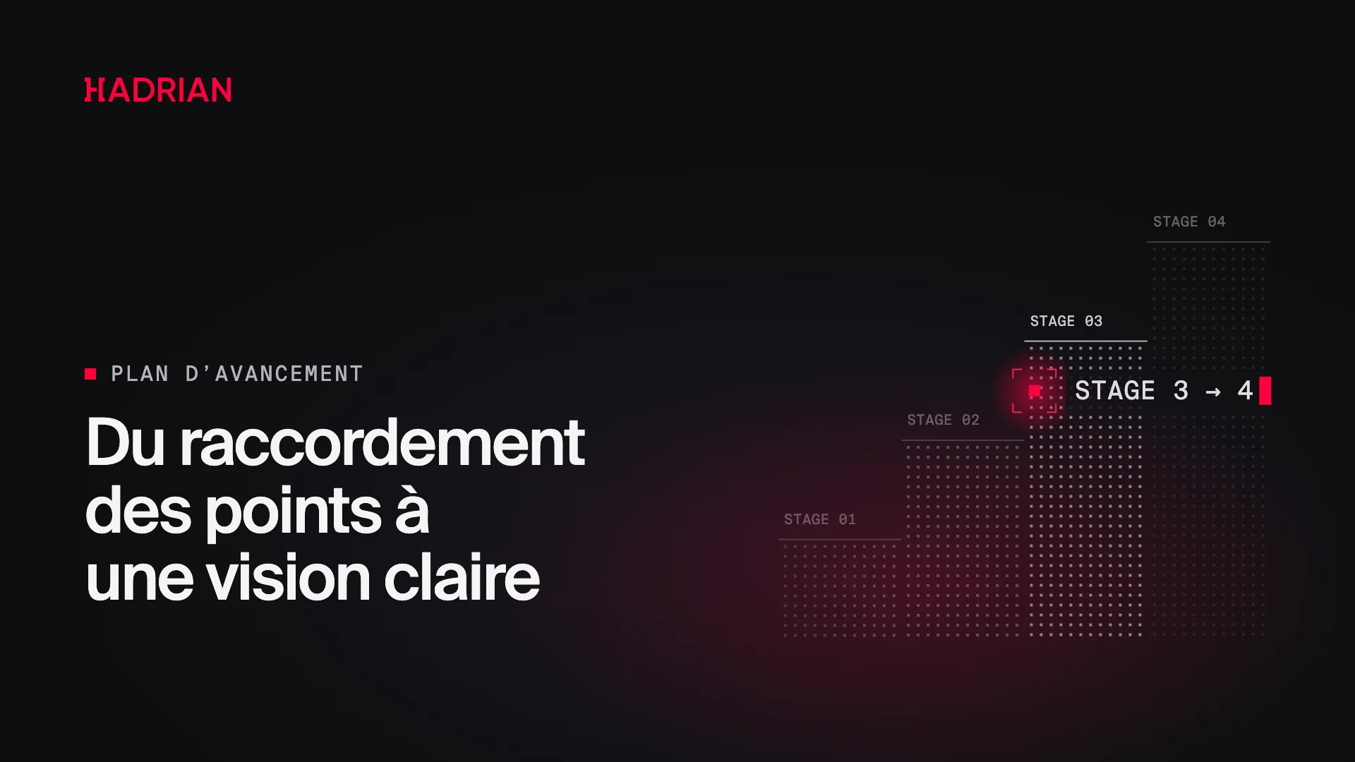 Du raccordement des points à une vision claire