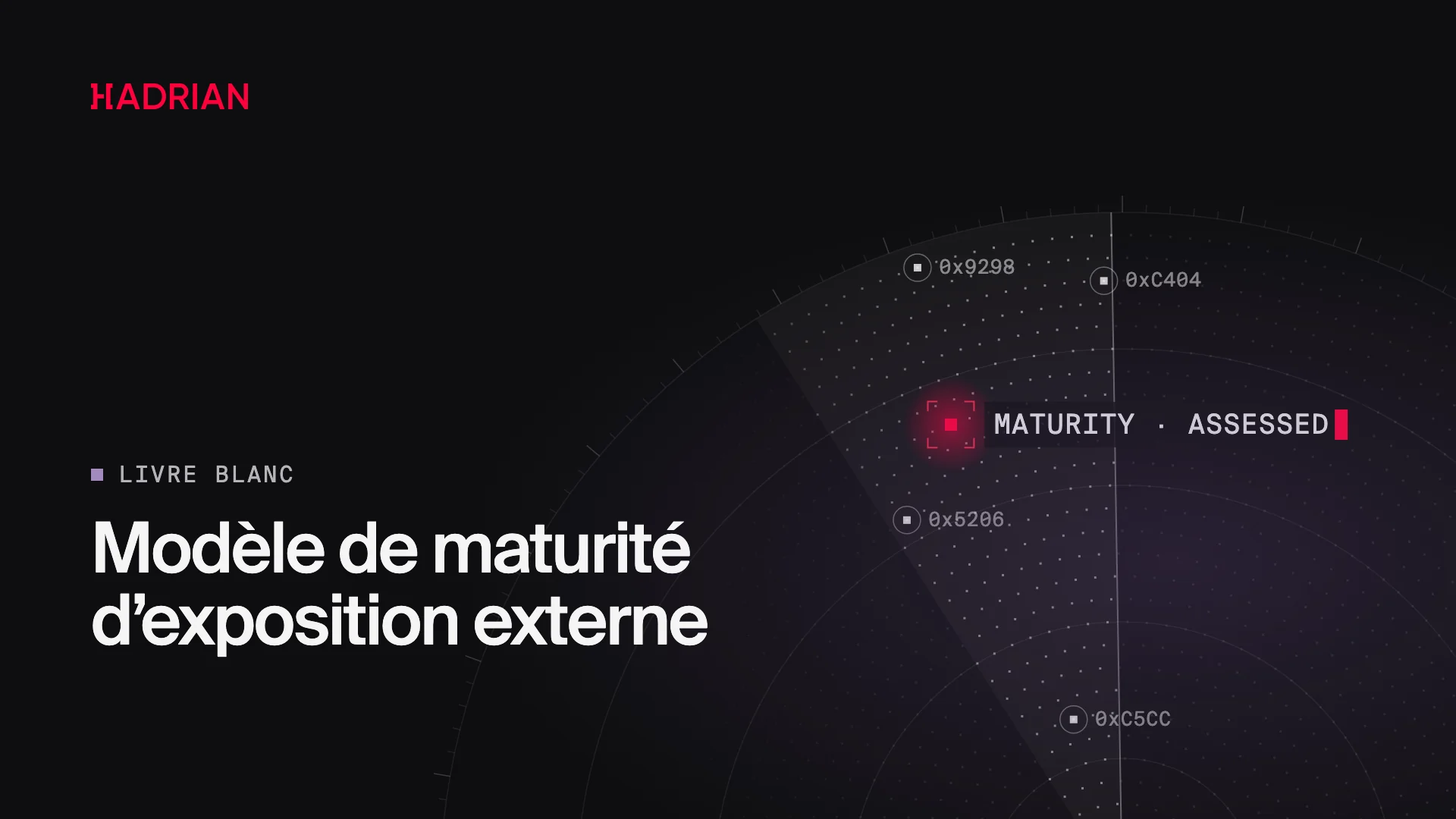Modèle de maturité d’exposition externe
