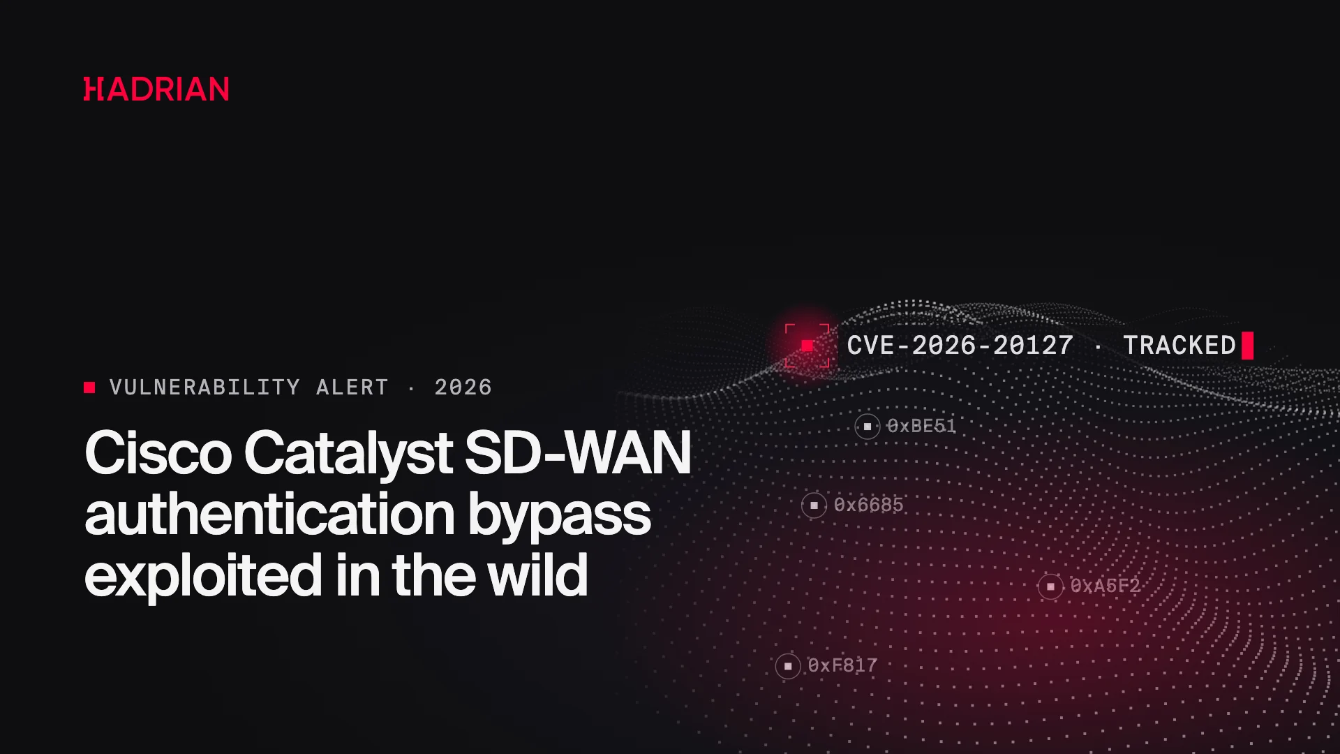Cisco Catalyst SD-WAN authentication bypass exploited in the wild