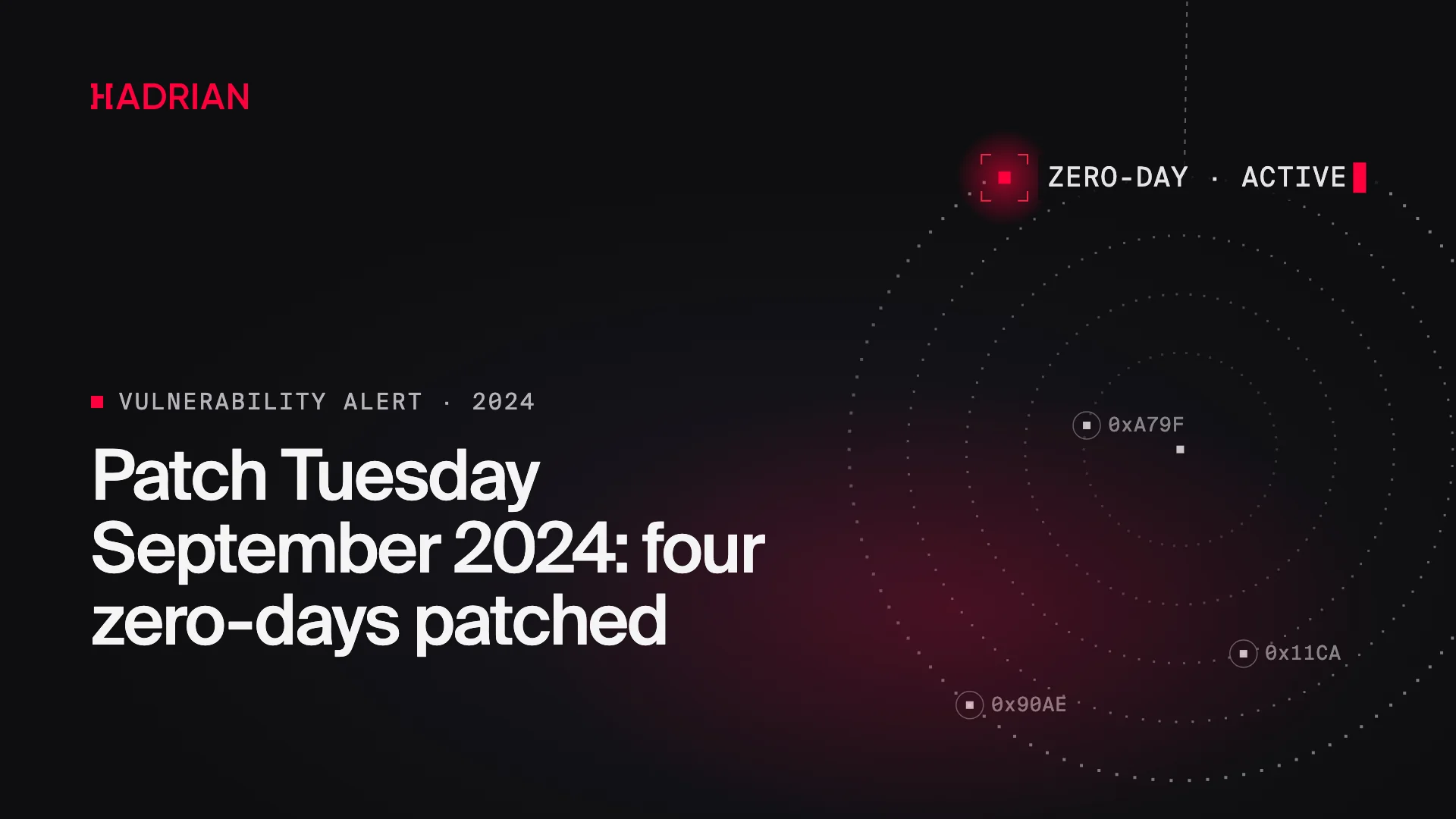 Patch Tuesday September 2024: four zero-days patched