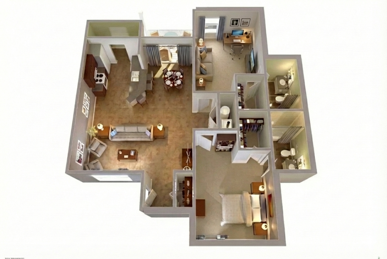 Plan B with Den v2 layout