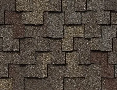 CertainTeed Presidential Shake IR Weathered Wood color swatch