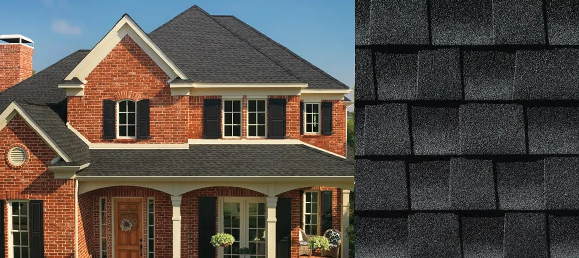 GAF Armor Shield II Class 4 impact-resistant shingles on home
