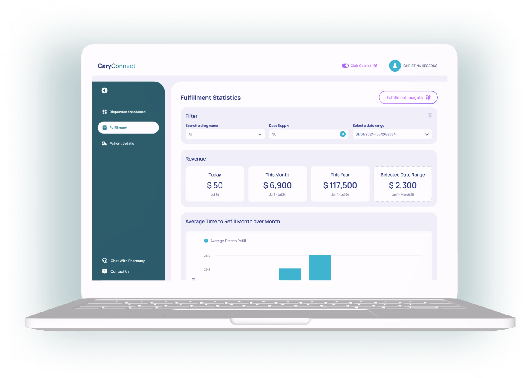 notebook caryconnect