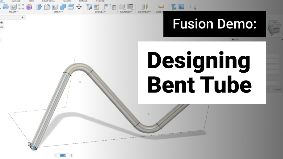 Using Fusion 360 to design bent tube metal parts for upload to oshcut.com