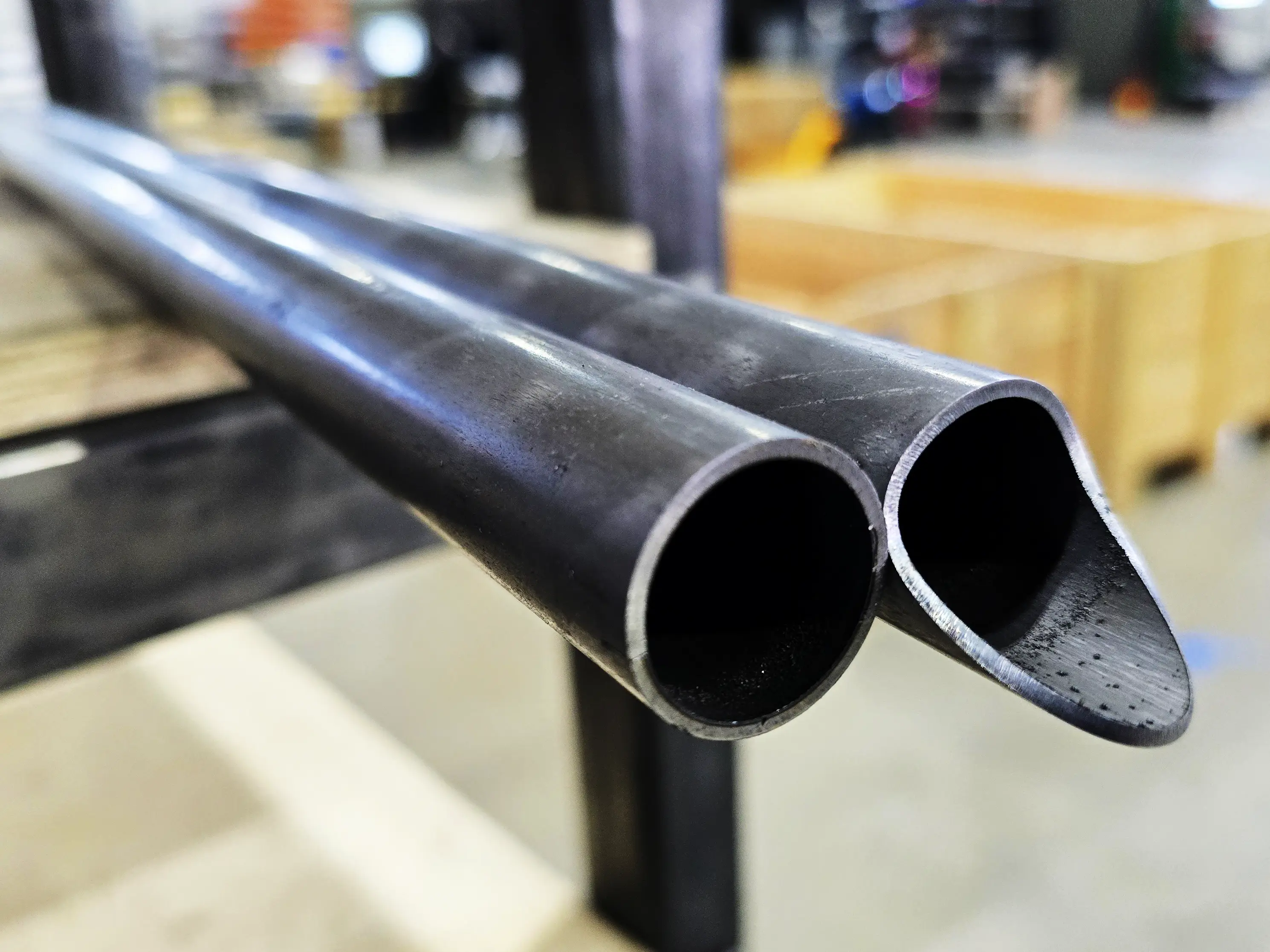 Two 4130 steel tubes