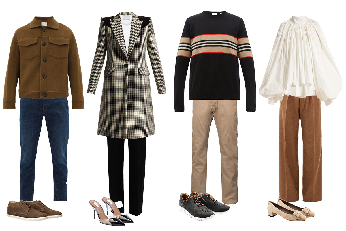 Examples of smart casual attire for participants.