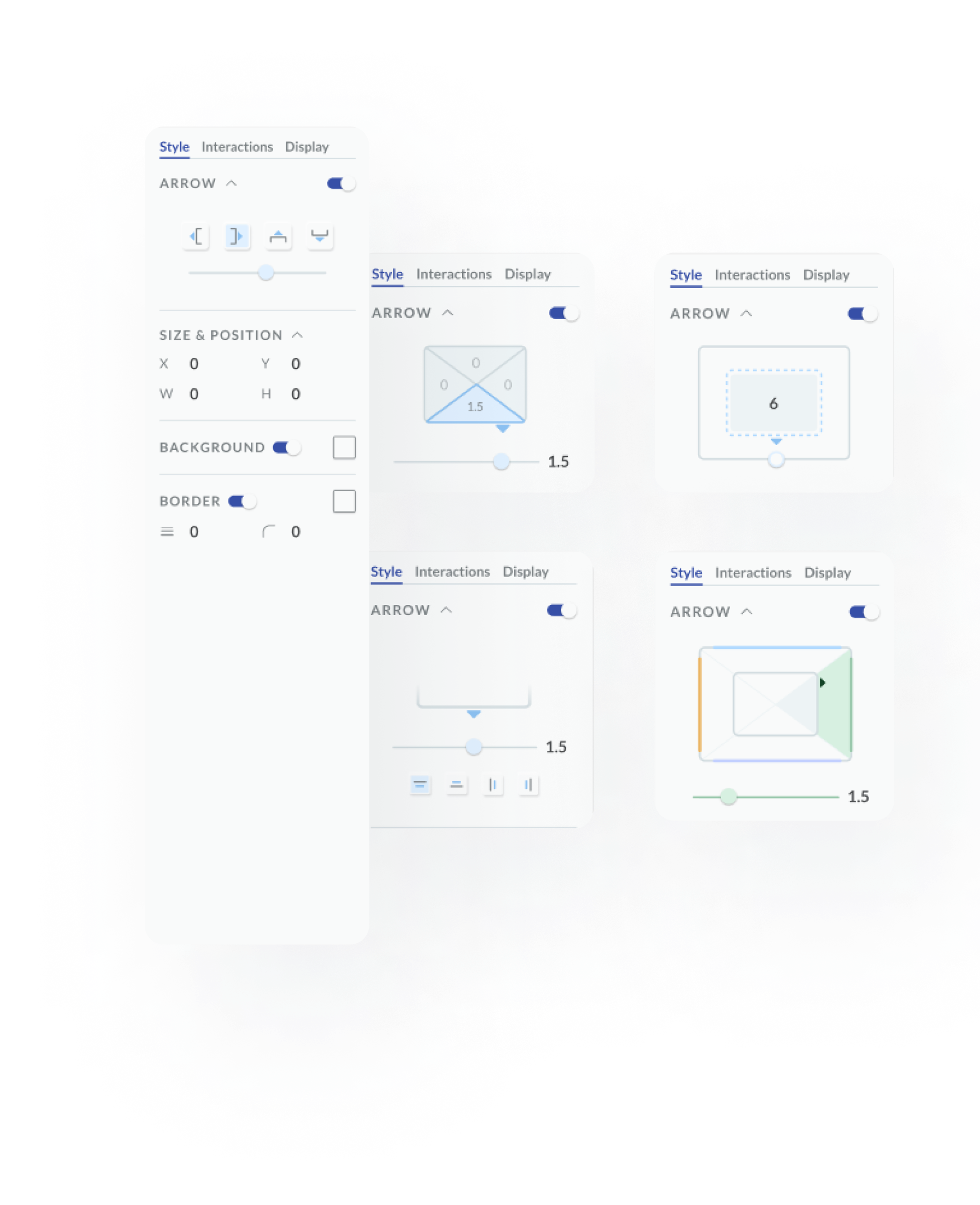 Arrow display examples
