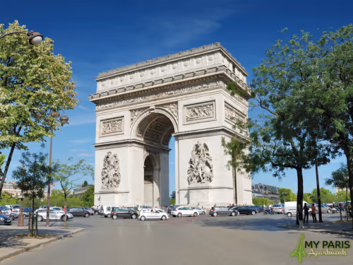 The Arc de Triomphe