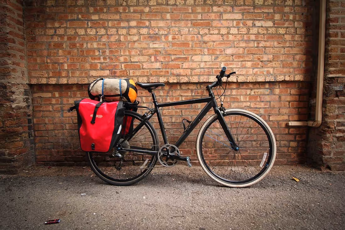 Rear Bike Panniers. Out Our Front Door Organization