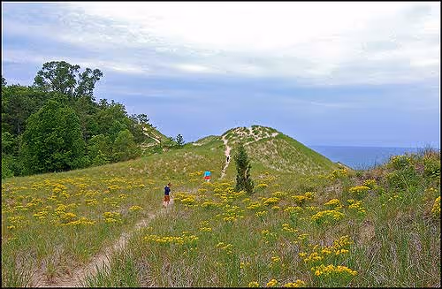 Bike camping and Bike overnights in Chicago. Sub 24 hour bike riding. Indiana Dunes State Park.