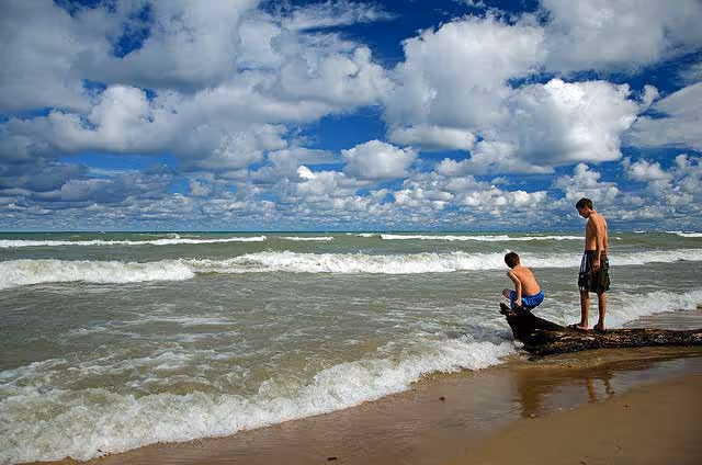 Bike camping and Bike overnights in Chicago. Sub 24 hour bike riding. Indiana Dunes State Park.