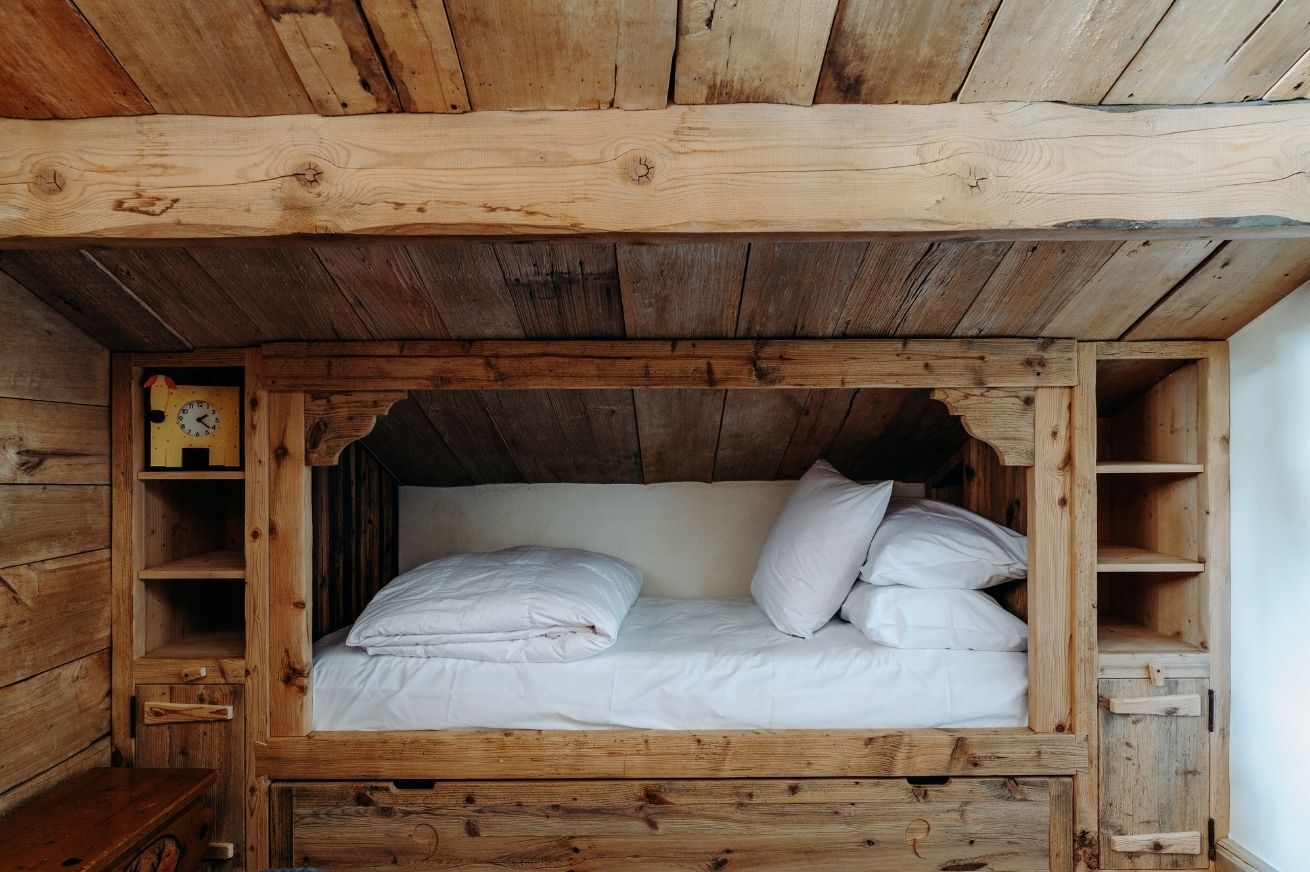 Suite dans un chalet de luxe à Megève, idéal pour un séjour apaisant en montagne