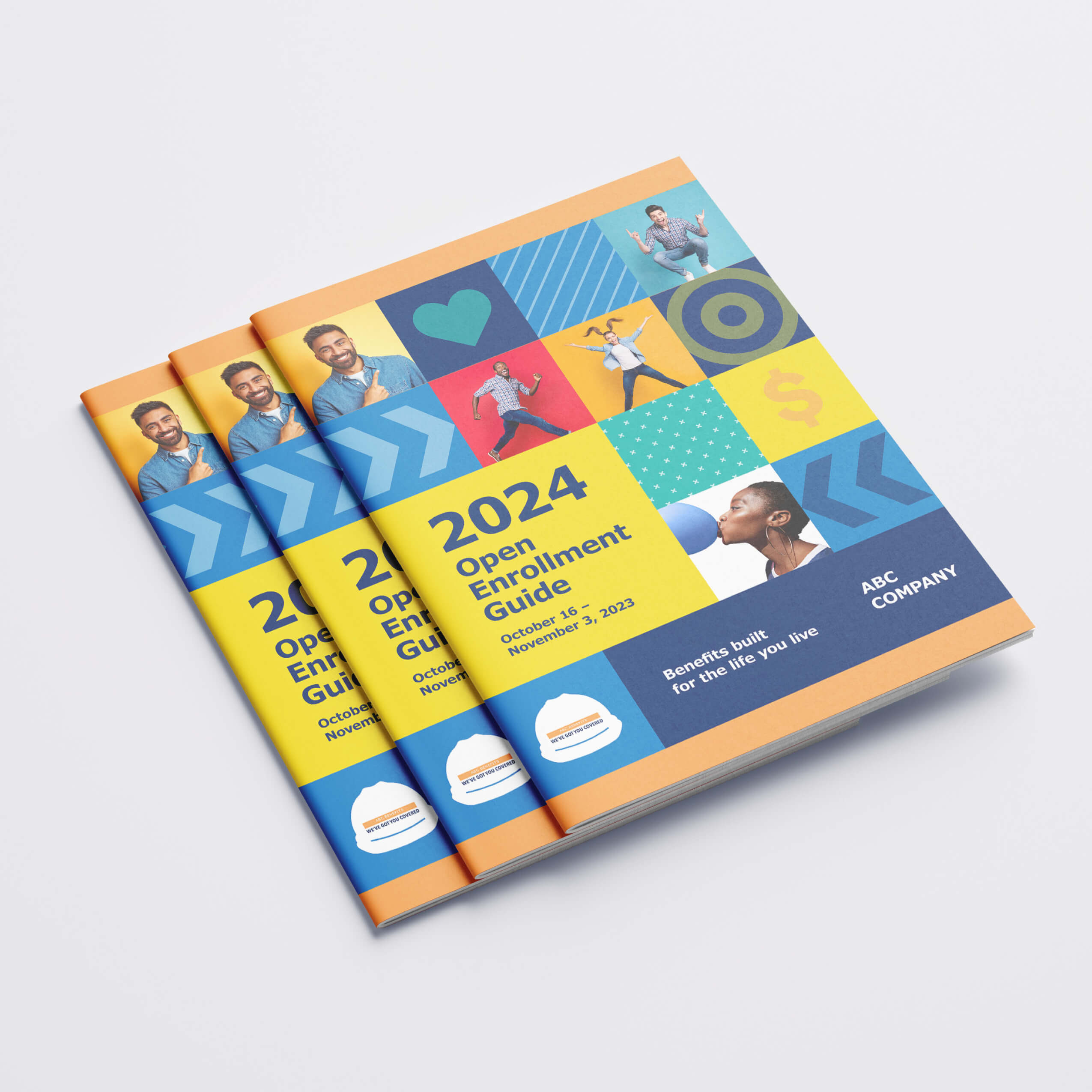 Mockup of a booklet cover