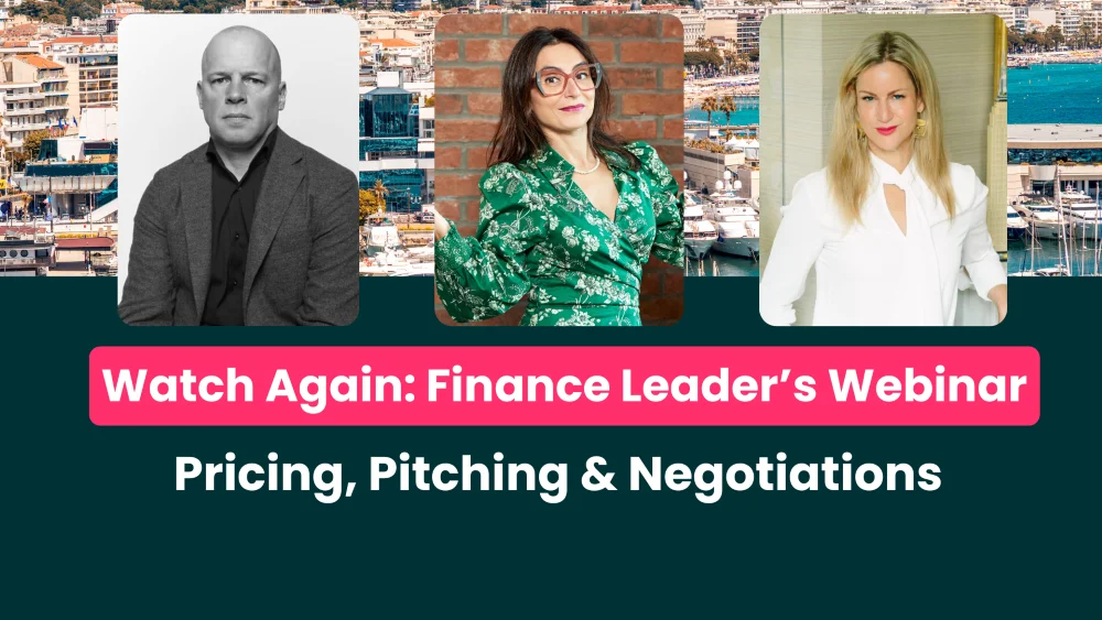 Watch Again: Pitching, Pricing & Negotiations Webinar
