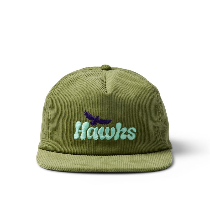 Corduroy HAWKs Hat - Sage