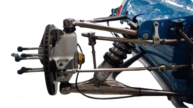 Hệ thống khung xe với bộ giảm xóc