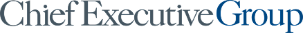 Text logo reading 'Chief Executive Group' with 'Chief Executive' in black and 'Group' in blue.