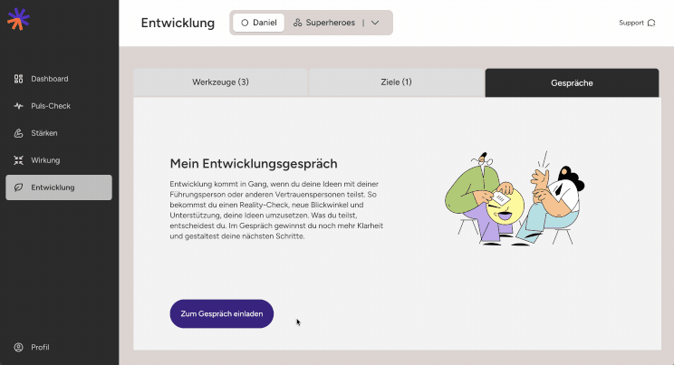 Eine neue Gesprächsvorbereitung