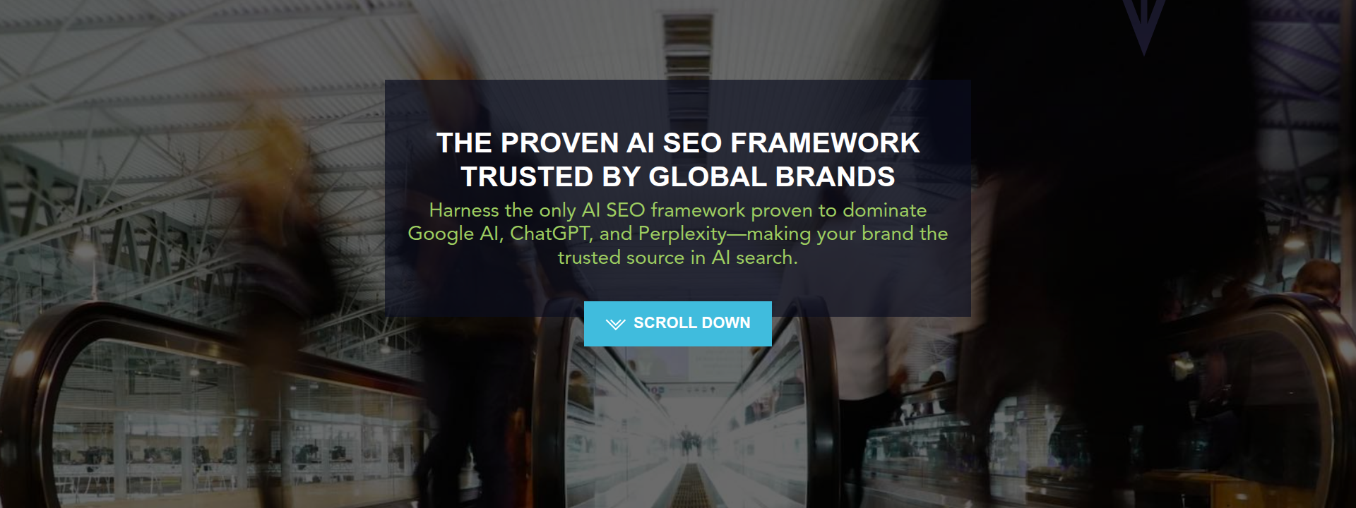 Xponent21 homepage hero section displaying company information