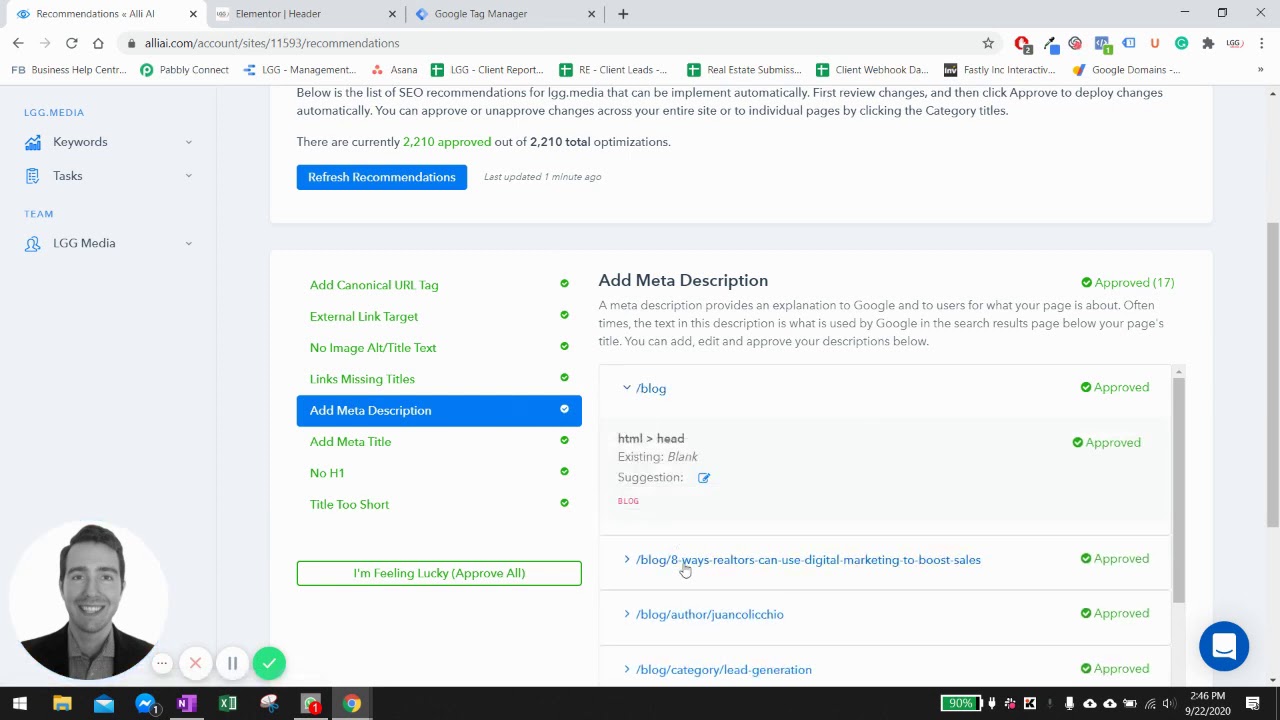 How to optimize your website for SEO with Alli AI