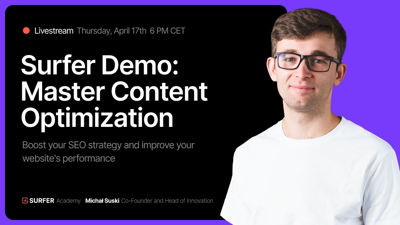 Surfer Product Demo: Master Content Optimization