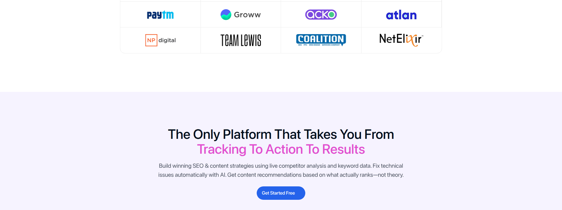 Writesonic homepage displaying the main hero section