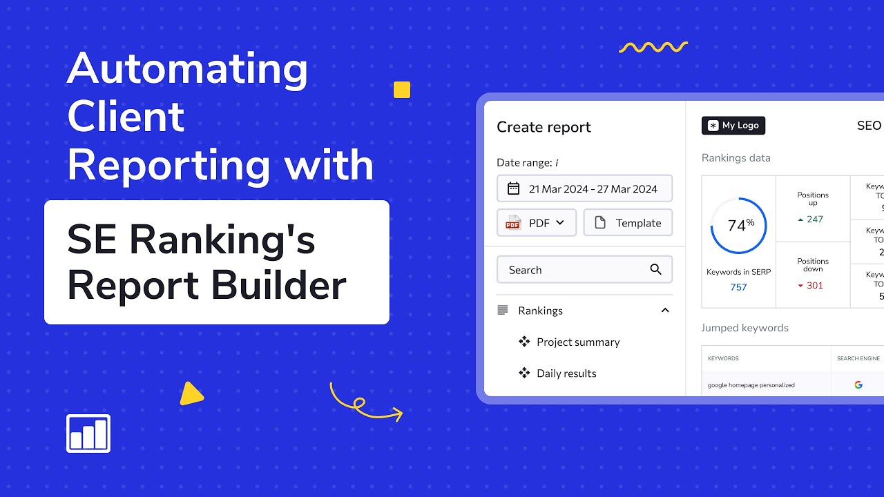 Automating Client Reporting with SE Ranking's Report Builder