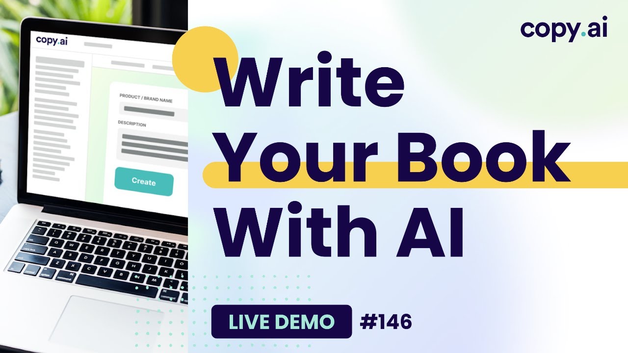 Copy.ai Live Demo #146: Write Your Book With AI