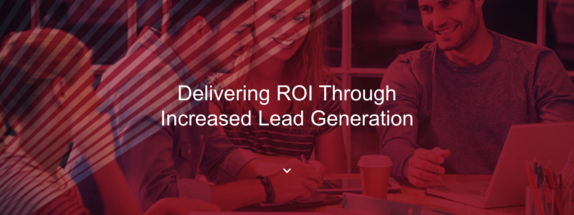 Vital Digital homepage hero section displaying company information