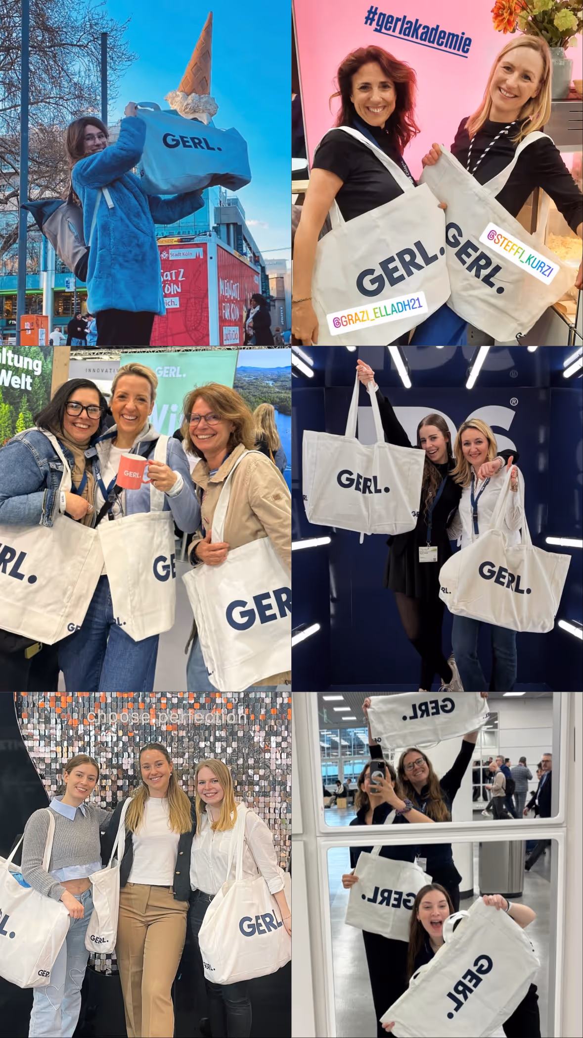 Auswahl von Gewinnspiel Einsendungen des IDS Social Media Gewinnspiels