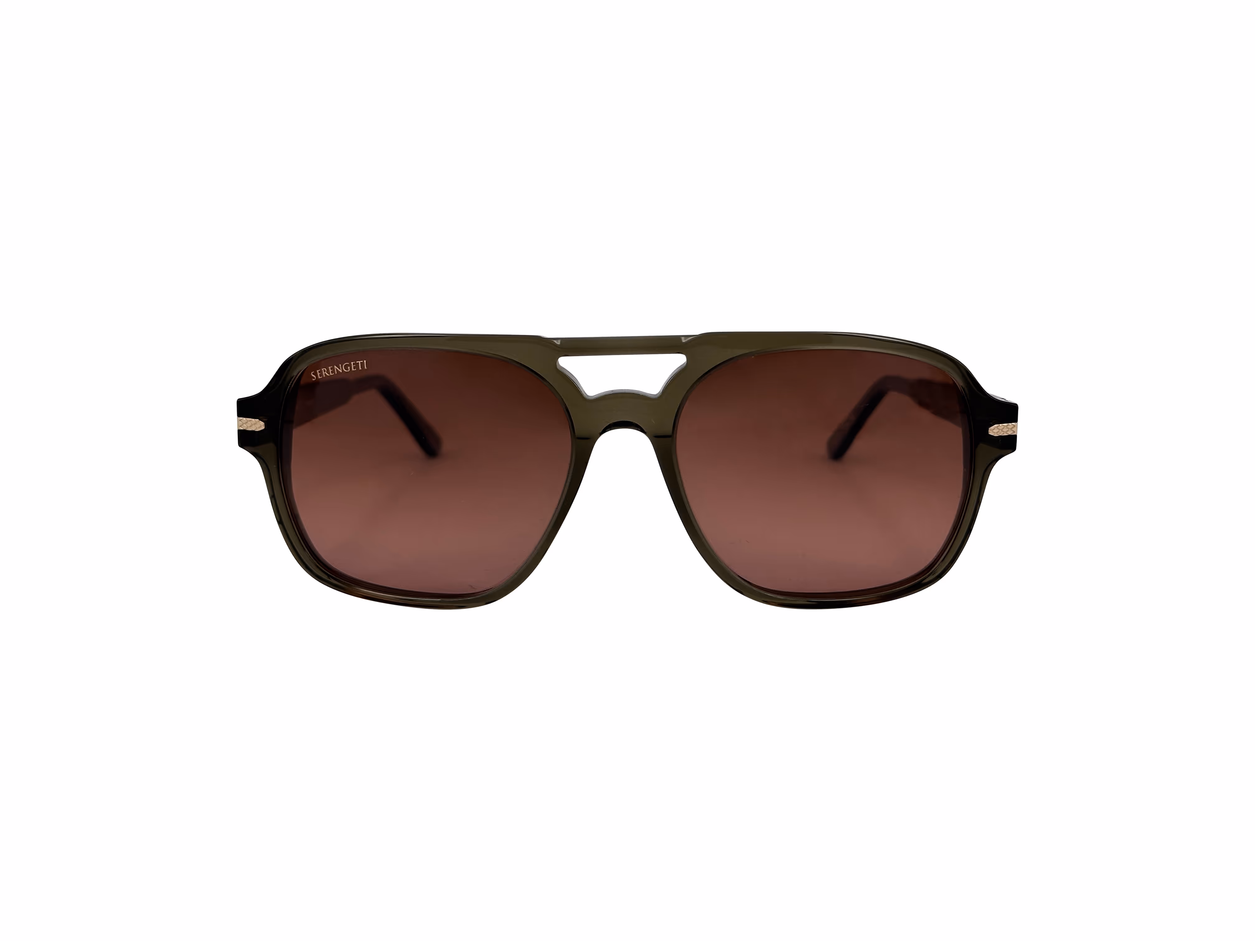 Serengeti Marco, Shiny dark green / Polarized Drivers Brown Gradien (57/18 - 145)