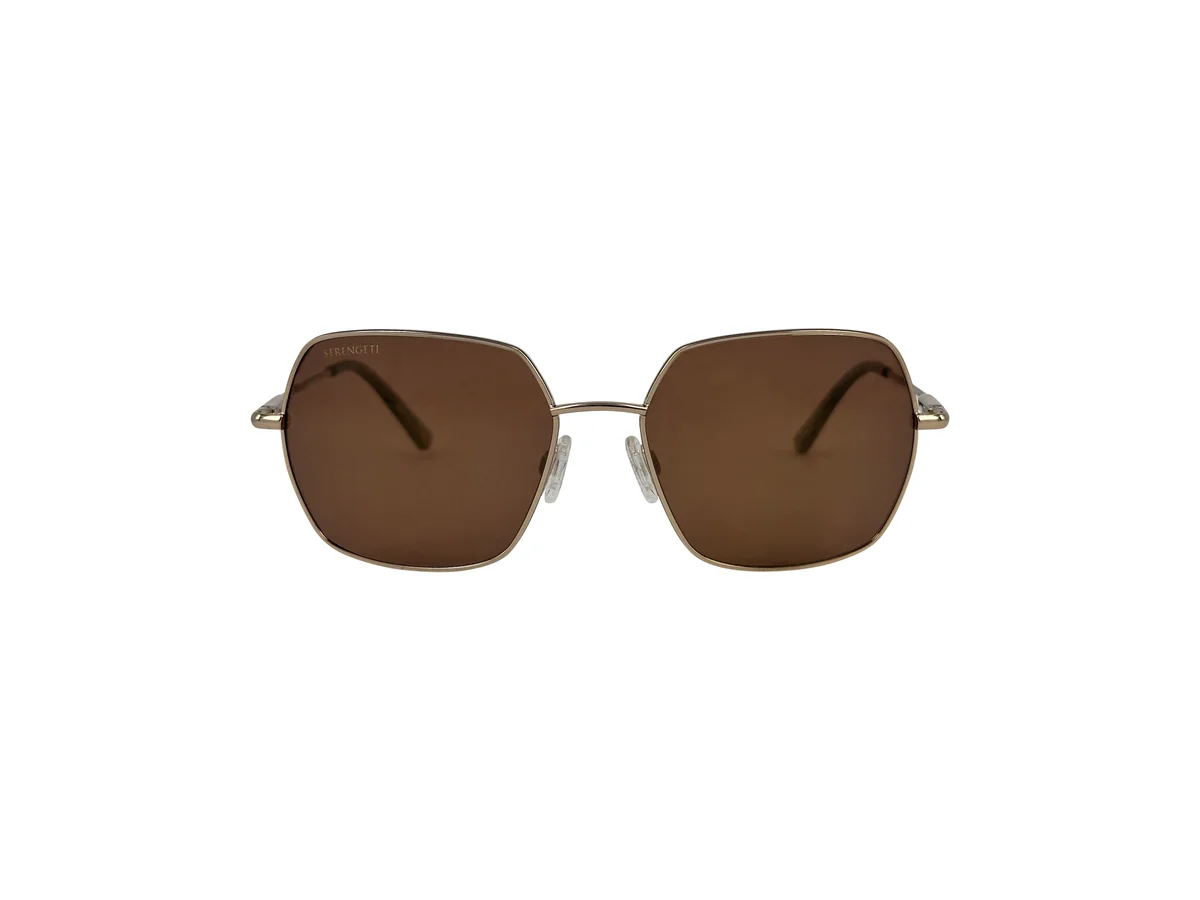 Serengeti Loy SS548008, Shiny Light Gold / Polarized Drivers Gold (56/17 - 145)