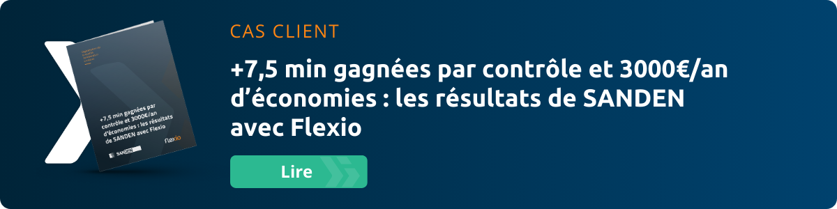 Bouton qui mène au retour d'expérience de l'entreprise SANDEN : +7,5 minutes gagnées par contrôle et 3000€/an