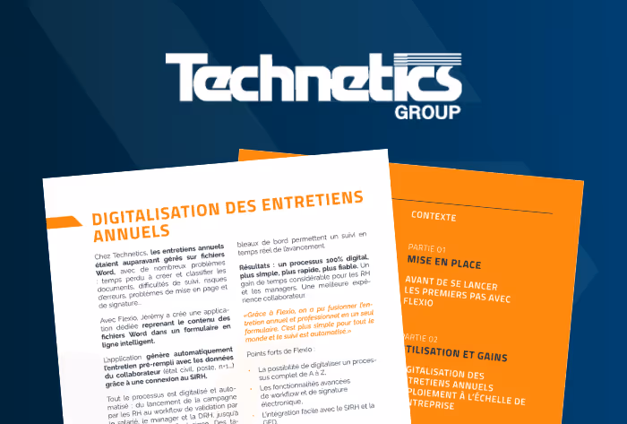 Image du cas client pour Technetics
