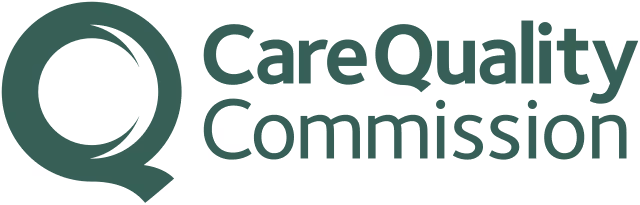 Care Quality Commission logo with stylized 'Q' symbol to the left of the text.