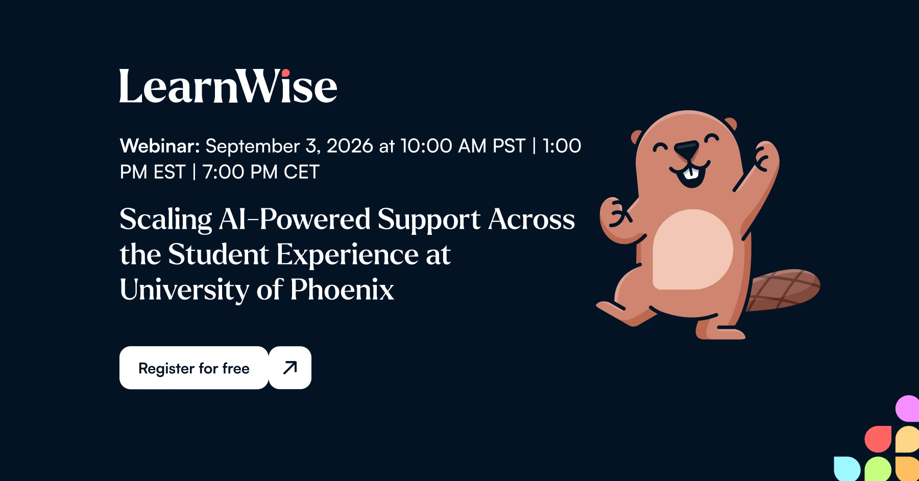 LearnWise webinar with Blackboard and University of Phoenix