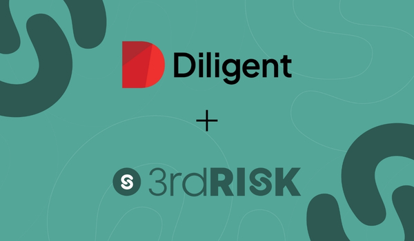 Image with Diligent and 3rdRisk logo on it to showcase new acquisition